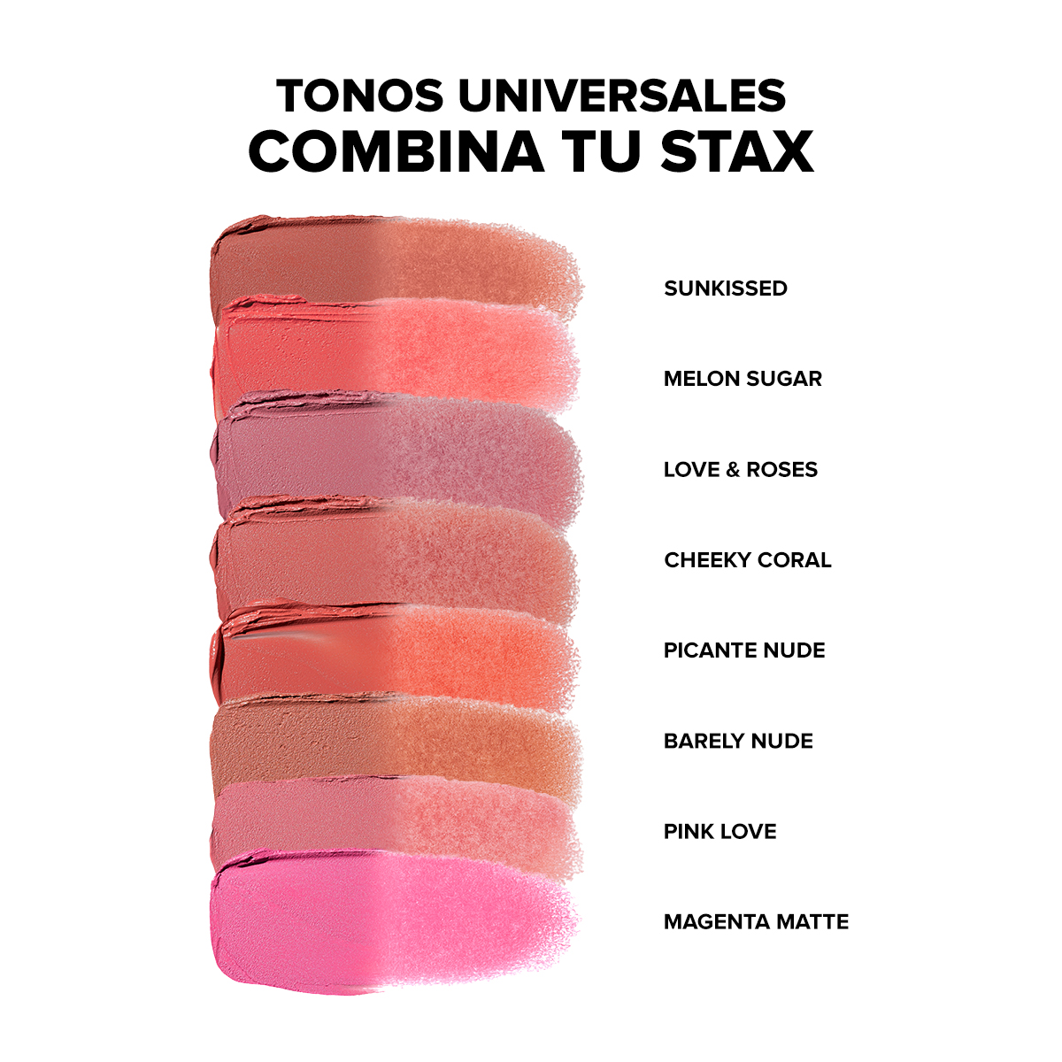 NUDESTIX STAX ALL OVER COLOR BLUSH BALM (RUBOR EN CREMA PARA ROSTRO)